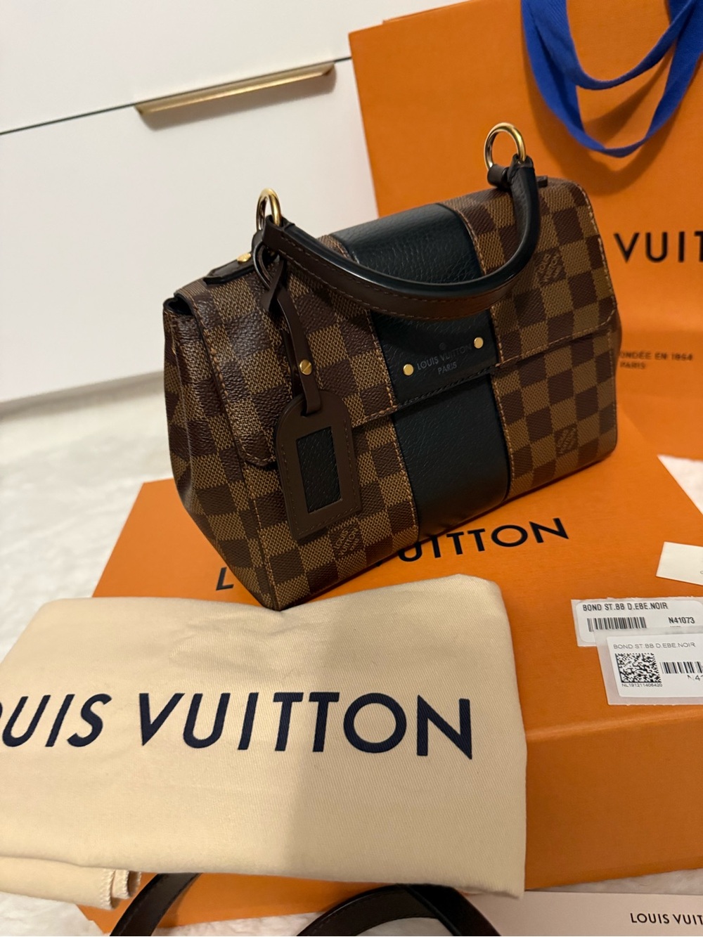 Louis Vuitton Bond Street BB - Damier Ebene/ Noir